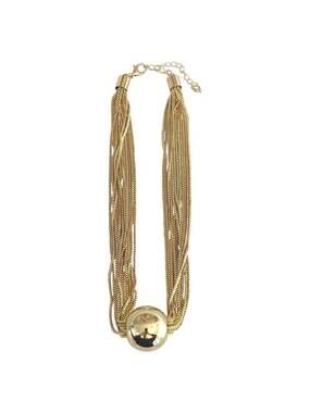 NEW GEMELLI montel necklace in gold